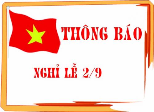 Thông báo nghỉ lễ Quốc Khánh 2/9/2017 của công ty Du lịch Vietpower