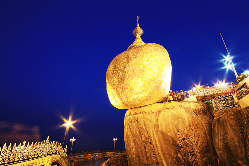 Chùa Đá Vàng Kyaikhtiyo (Golden Rock)