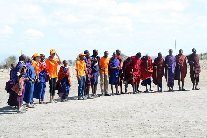 Làng của người Maasai bản địa